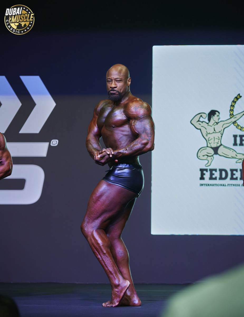 XFACTOR Adonis professional bodybuilding pose